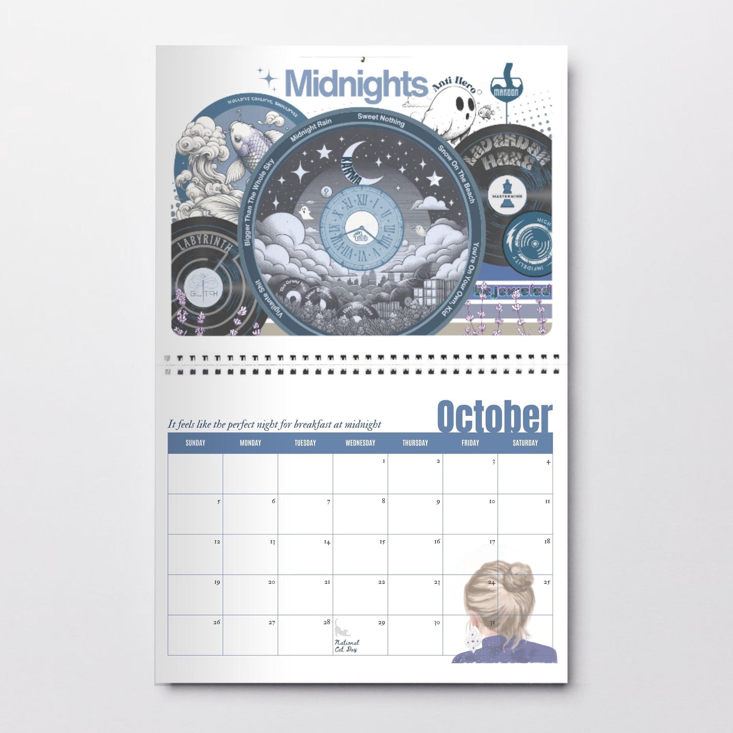 Swifties 2025 Desk Calendar (Instant Digital Download)
