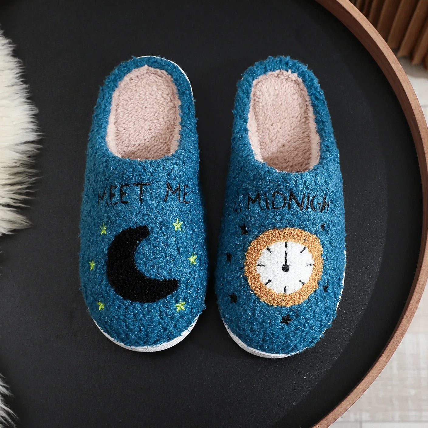 Meet me at Midnight Slippers